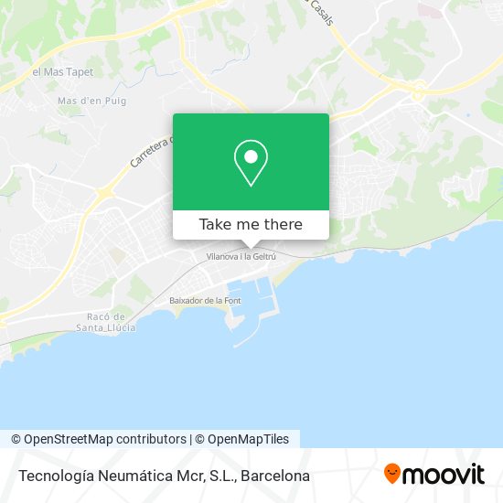 Tecnología Neumática Mcr, S.L. map