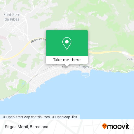 Sitges Mobil map