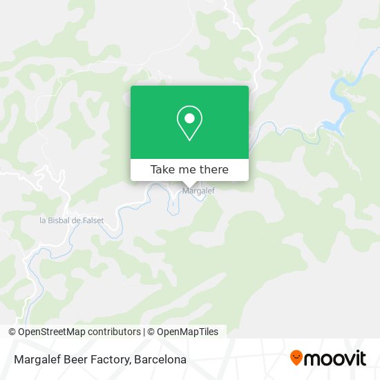 Margalef Beer Factory map