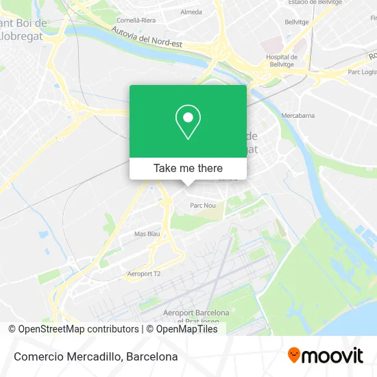 Comercio Mercadillo map