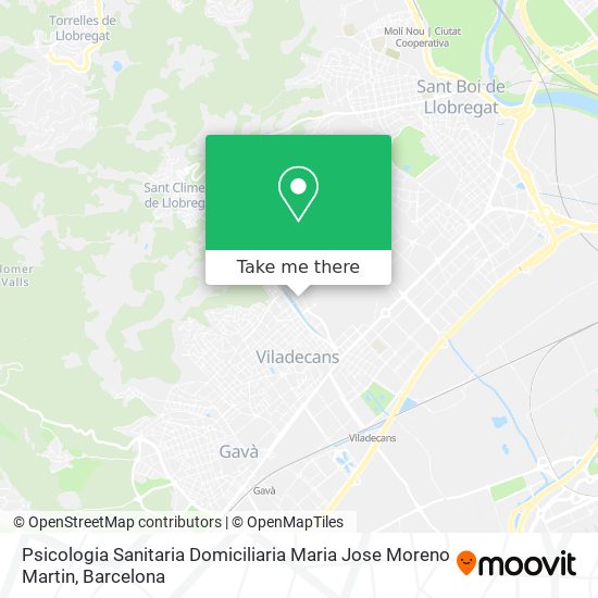 Psicologia Sanitaria Domiciliaria Maria Jose Moreno Martin map