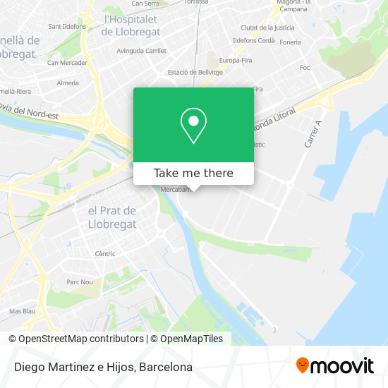 Diego Martinez e Hijos map