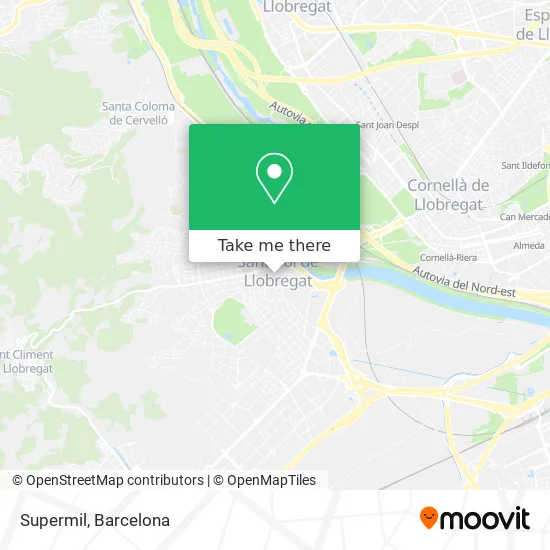 Supermil map