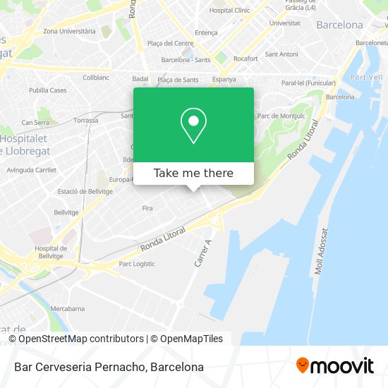 Bar Cerveseria Pernacho map