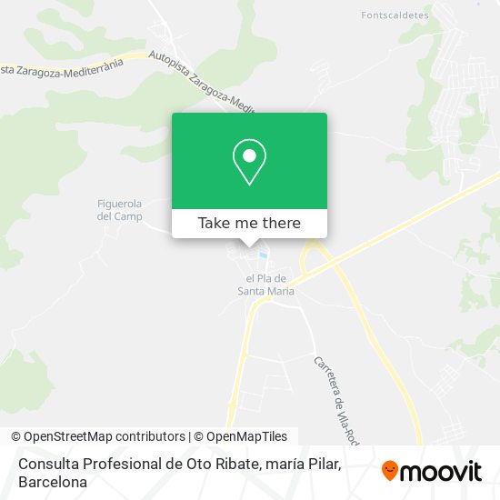 Consulta Profesional de Oto Ribate, maría Pilar map