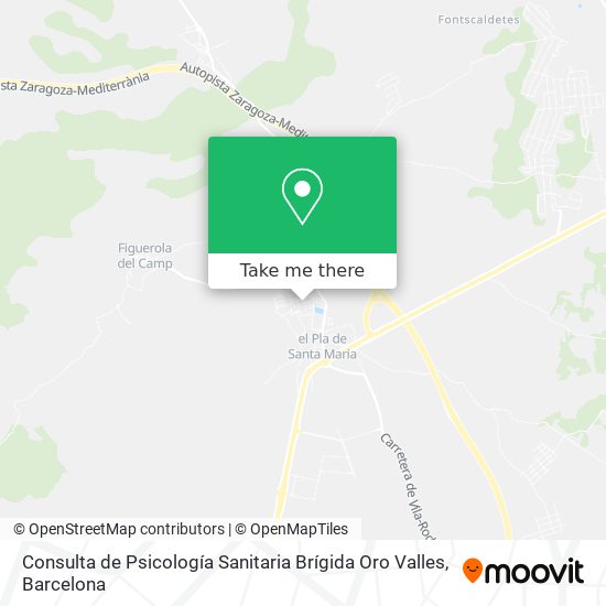 Consulta de Psicología Sanitaria Brígida Oro Valles map