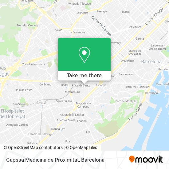 Gapssa Medicina de Proximitat map