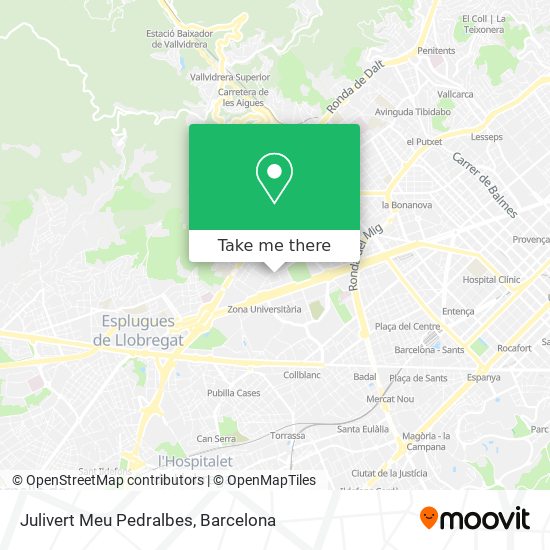 Julivert Meu Pedralbes map
