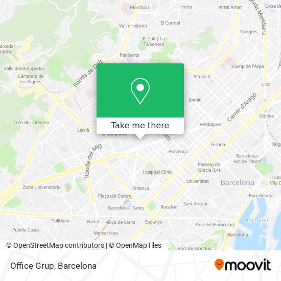 Office Grup map