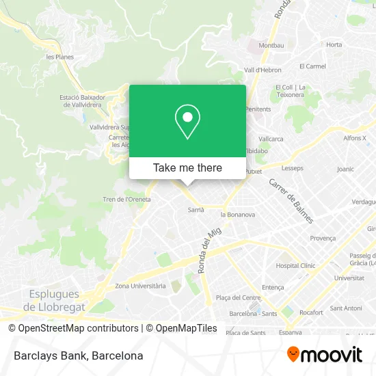 BARCLAYS Bank map