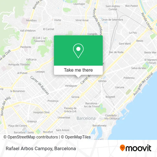 Rafael Arbos Campoy map