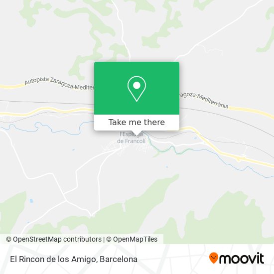 El Rincon de los Amigo map