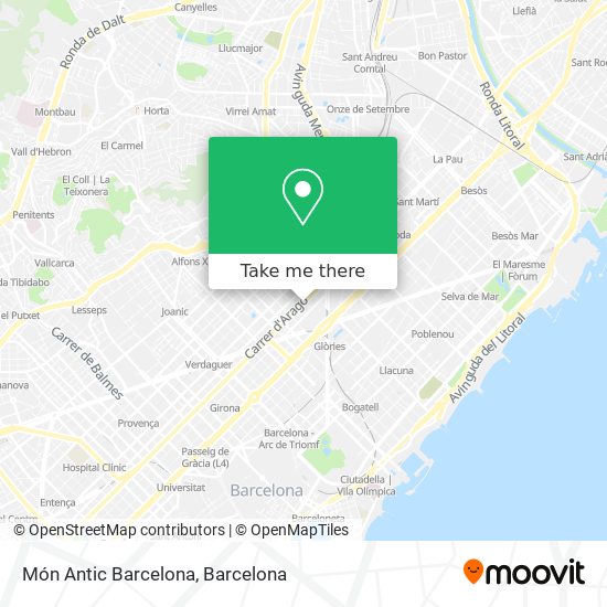 Món Antic Barcelona map