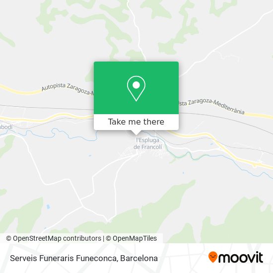 Serveis Funeraris Funeconca map