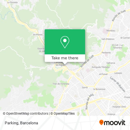 mapa Parking