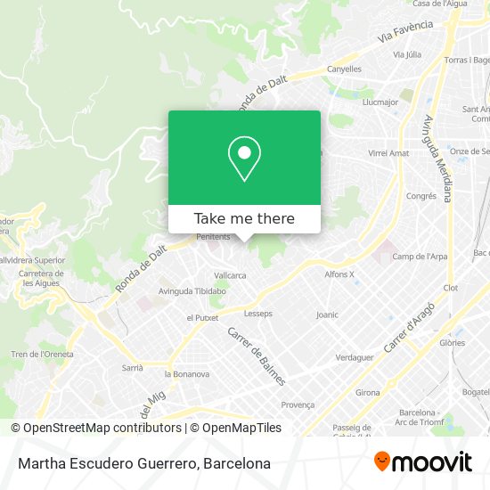 Martha Escudero Guerrero map