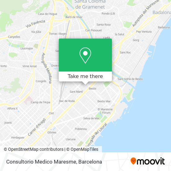 Consultorio Medico Maresme map