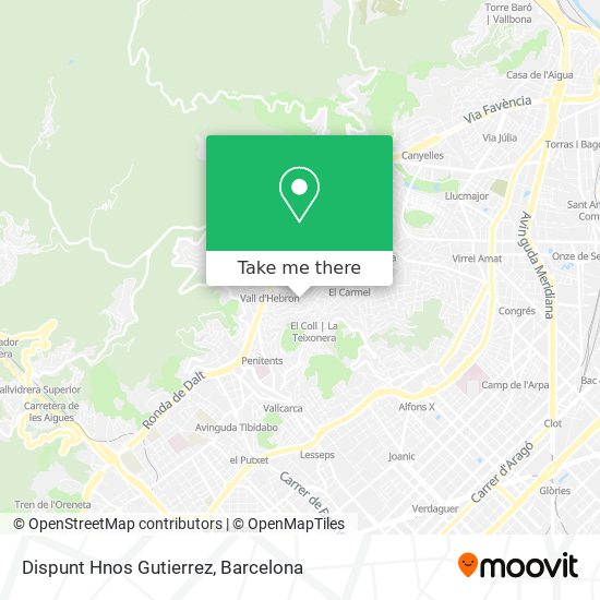 Dispunt Hnos Gutierrez map