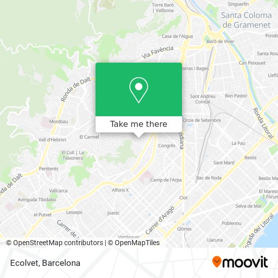 Ecolvet map