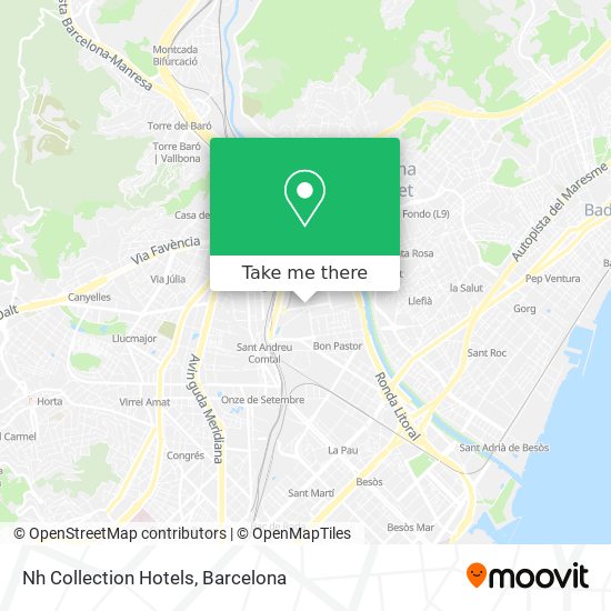 Nh Collection Hotels map