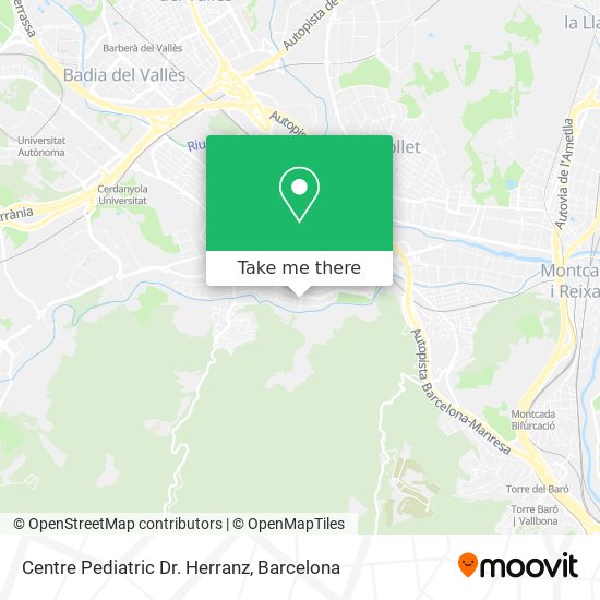 Centre Pediatric Dr. Herranz map