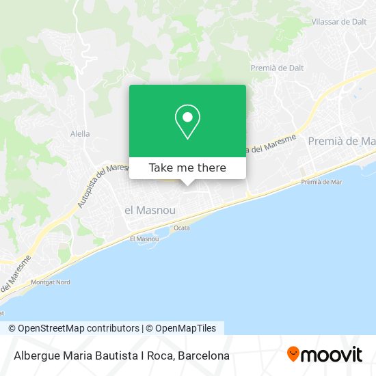 Albergue Maria Bautista I Roca map