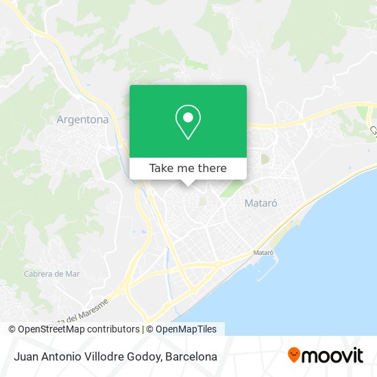 Juan Antonio Villodre Godoy map