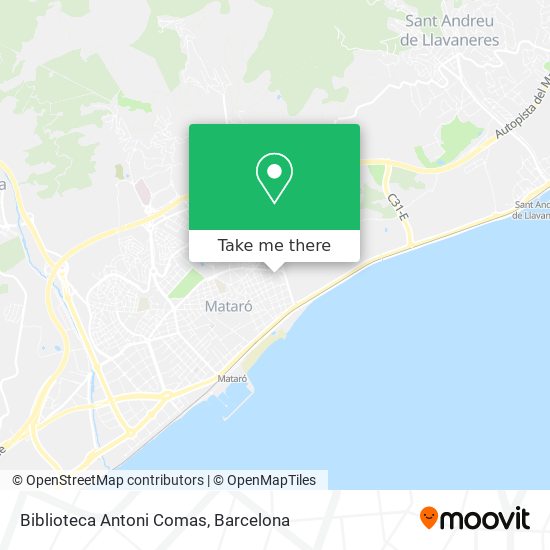 Biblioteca Antoni Comas map