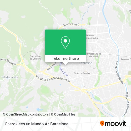 Cherokiees un Mundo Ar map