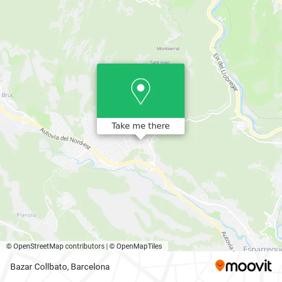 Bazar Collbato map