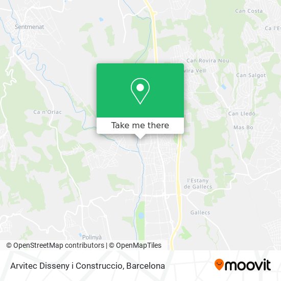 Arvitec Disseny i Construccio map