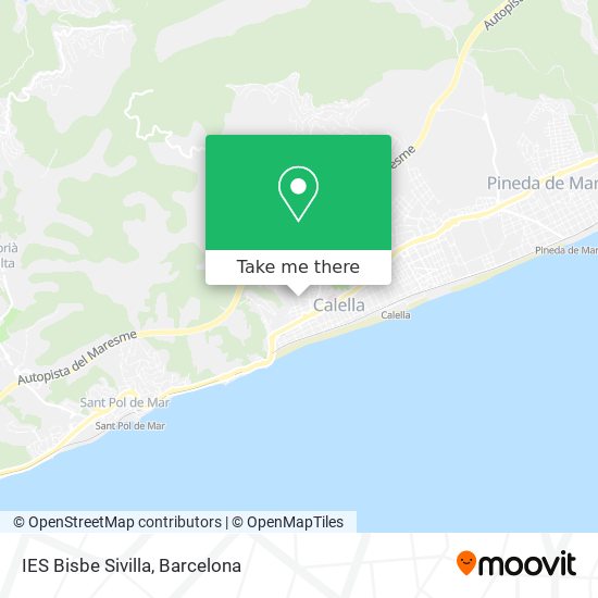 IES Bisbe Sivilla map