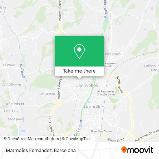 Mármoles Fernández map