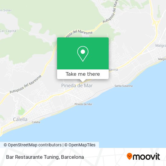 Bar Restaurante Tuning map