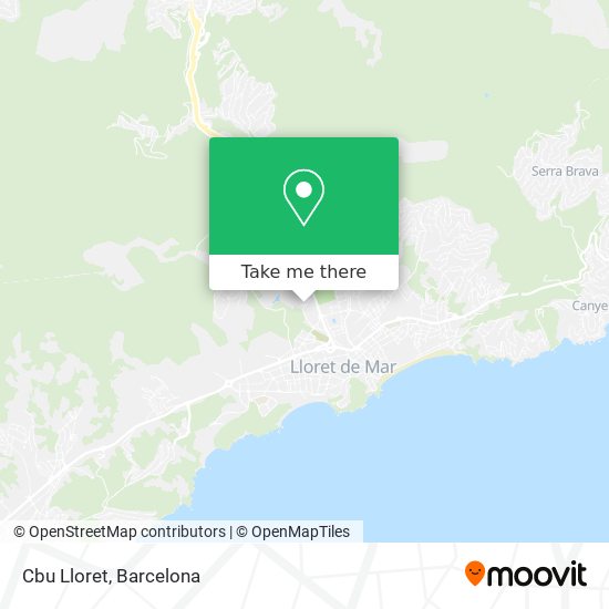 Cbu Lloret map