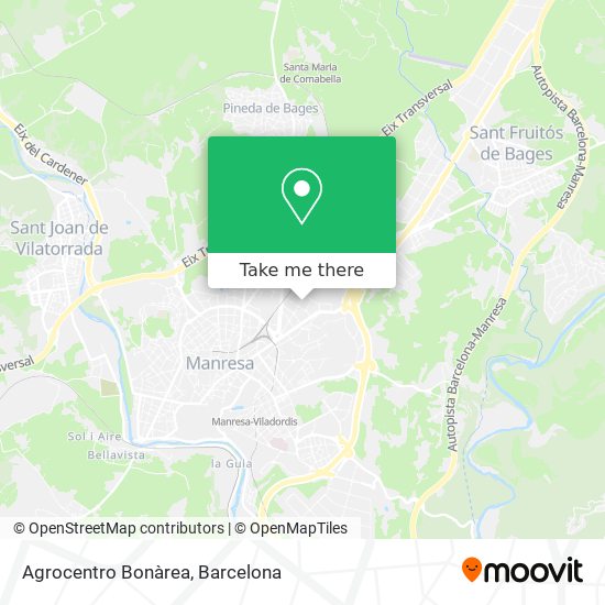 Agrocentro Bonàrea map