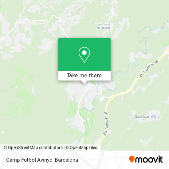 Camp Futbol Avinyó map