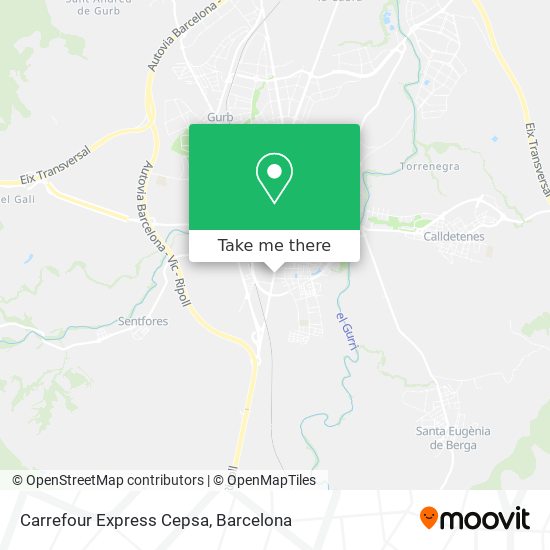 Carrefour Express Cepsa map