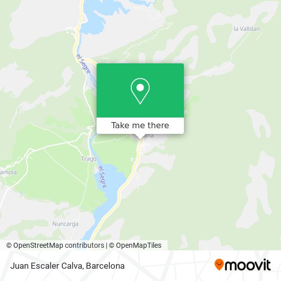 Juan Escaler Calva map