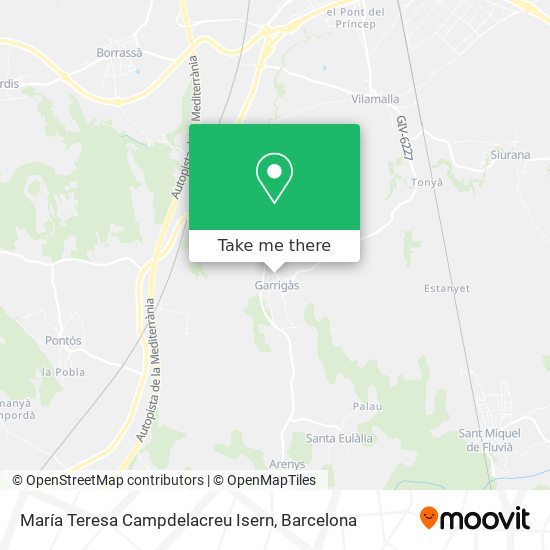 María Teresa Campdelacreu Isern map