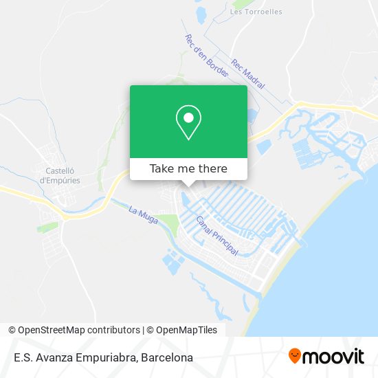 E.S. Avanza Empuriabra map