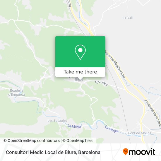 Consultori Medic Local de Biure map