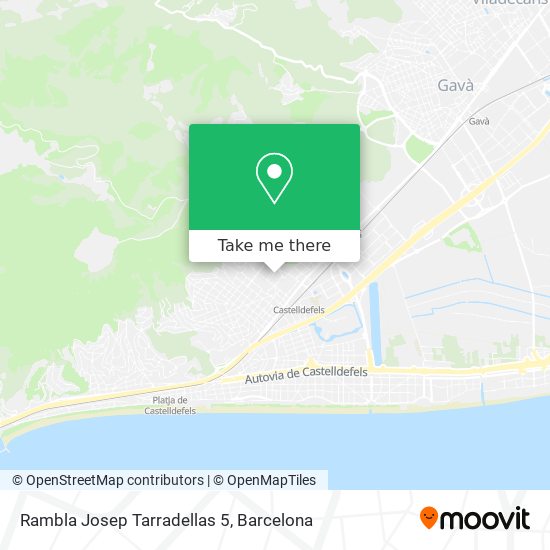 Rambla Josep Tarradellas 5 map