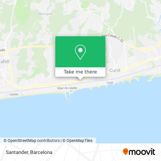 Santander map