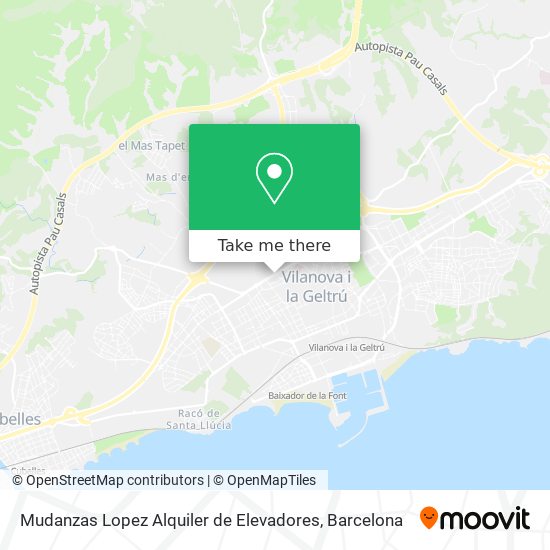 Mudanzas Lopez Alquiler de Elevadores map