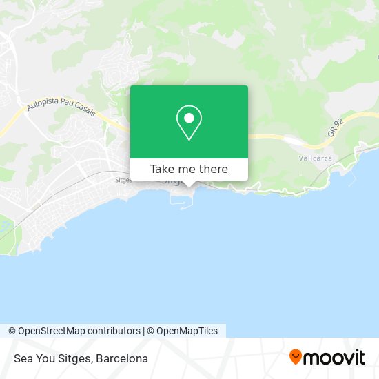 Sea You Sitges map