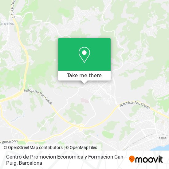 Centro de Promocion Economica y Formacion Can Puig map