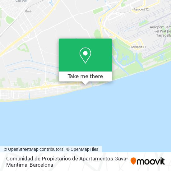 Comunidad de Propietarios de Apartamentos Gava-Maritima map