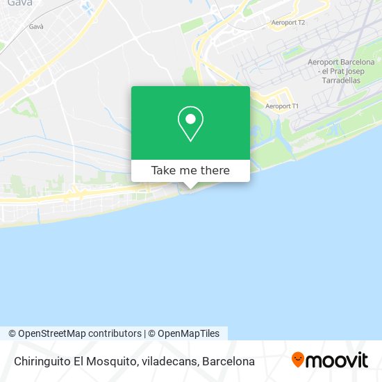 Chiringuito El Mosquito, viladecans map