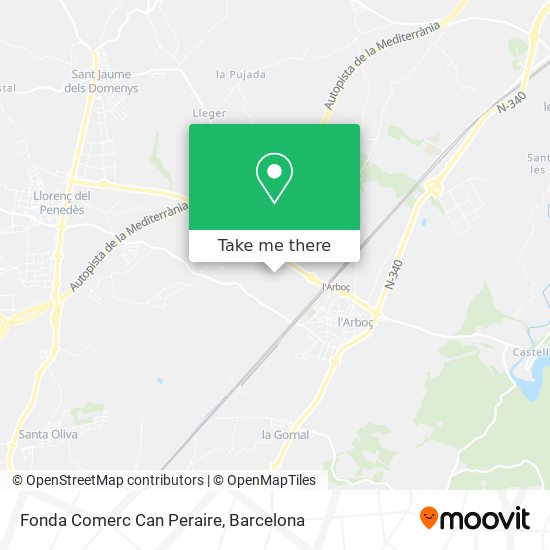 Fonda Comerc Can Peraire map
